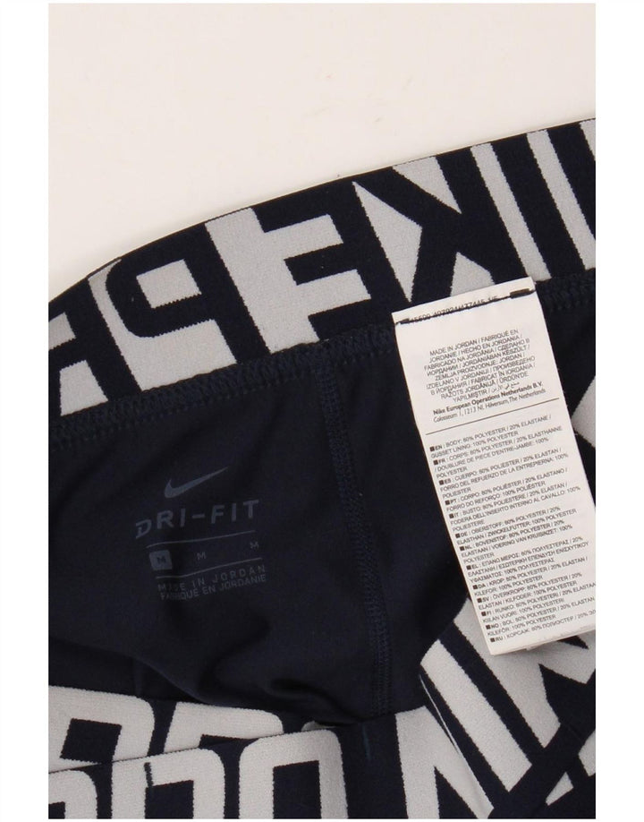 Legging Nike Dri Fit Graphic pour femme UK 14 Bleu marine moyen Polyester