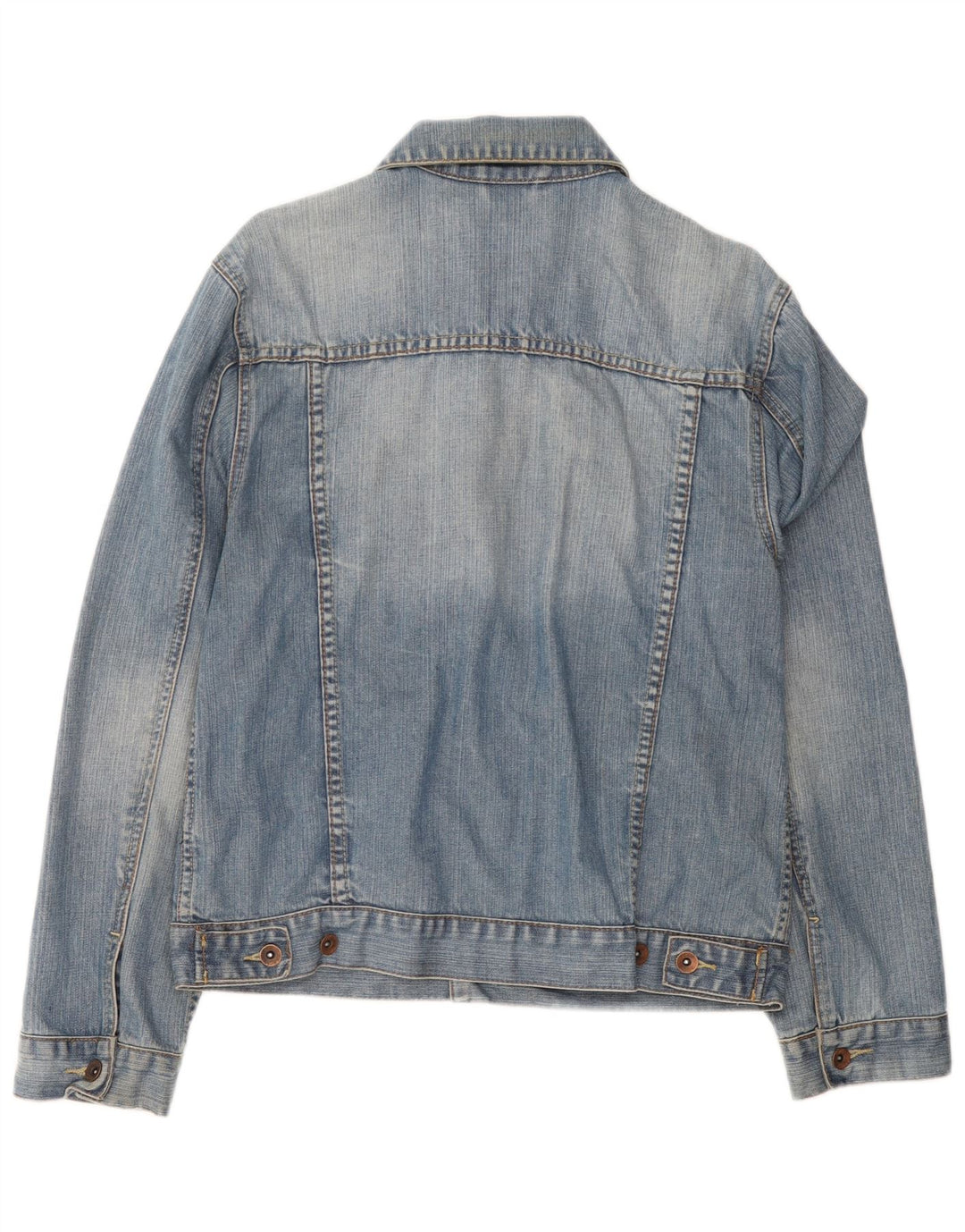 Oviesse Veste en jean pour femme UK 16 Large Bleu Coton