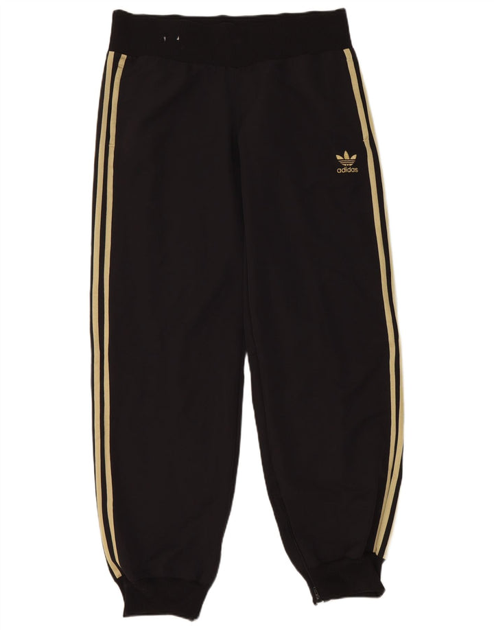 Adidas Pantalon de survêtement pour femme Joggers UK 14 Medium Noir Polyamide