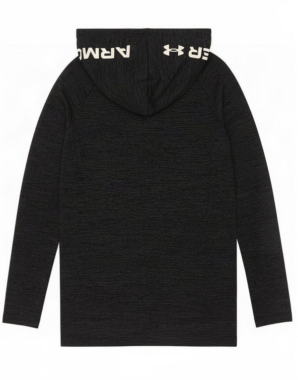 Under Armour Haut à capuche graphique à manches longues XS Gris Moucheté Polyester