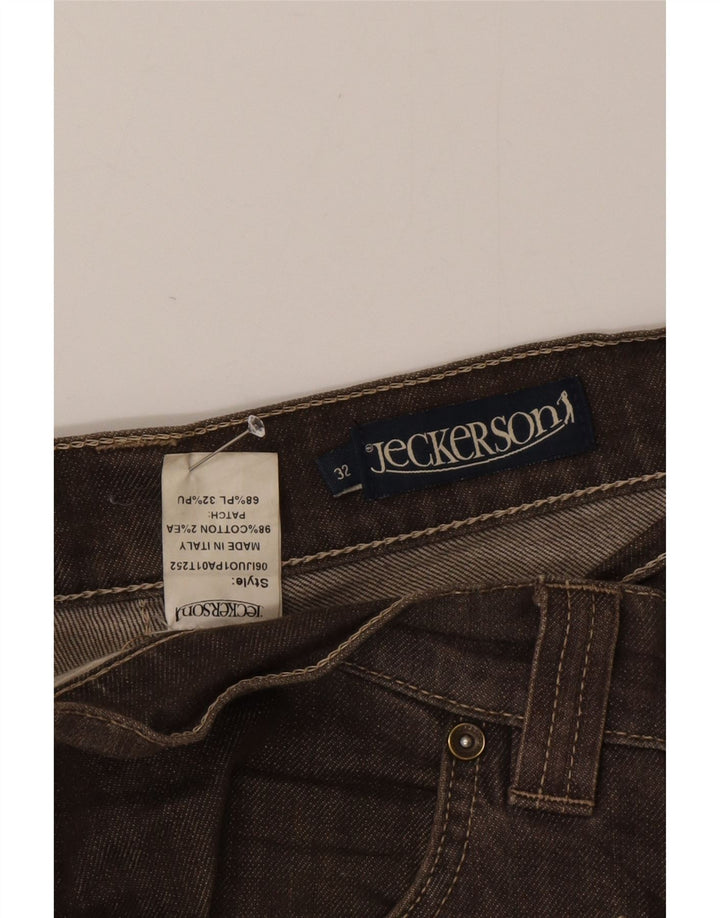 Jeckerson Jean Slim Homme W32 L34 Marron Coton