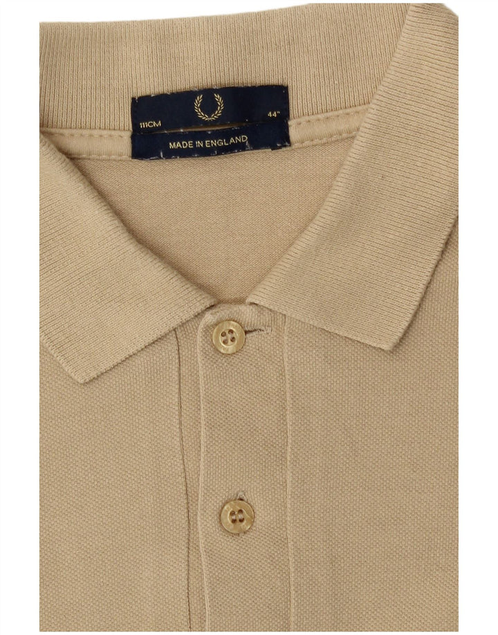 Fred Perry Polo Homme Coton Beige Moyen
