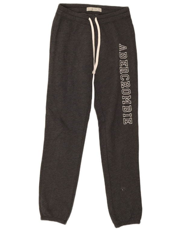 Abercrombie & Fitch Pantalon de survêtement graphique pour femme Joggers UK 6 XS Gris