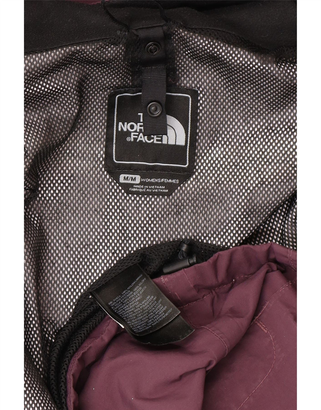 The North Face Veste de pluie à capuche pour femme UK 14 Medium Violet Nylon