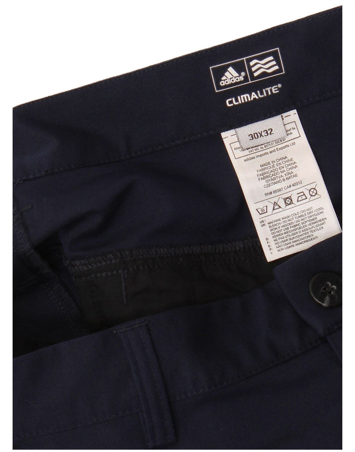 ADIDAS Pantalon Chino Droit Climalite Homme W30 L32 Bleu Marine Polyester