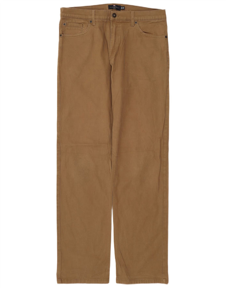 MARKS & SPENCER Pantalon Casual Blue Harbor Homme W34 L33 Marron