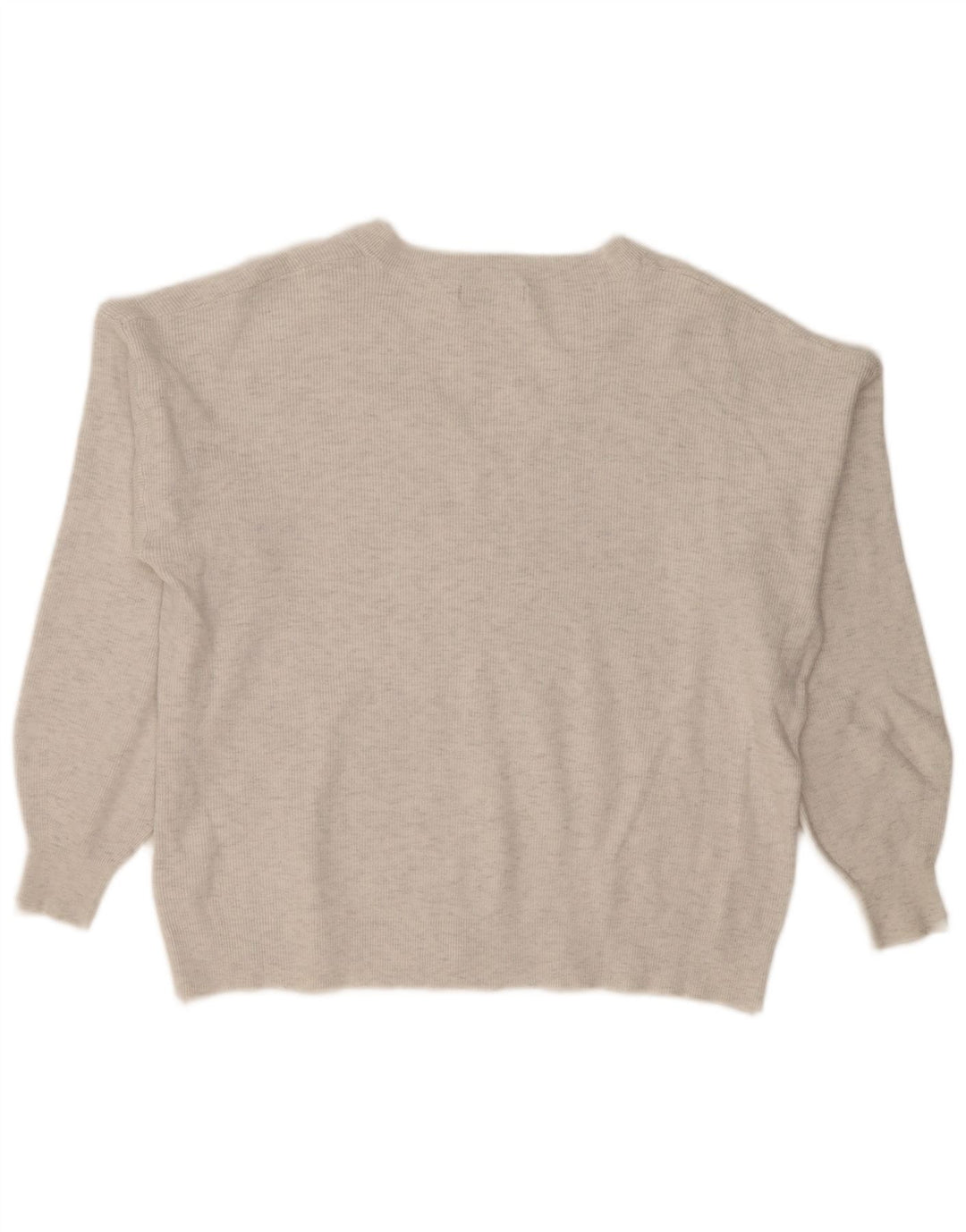 Marks & Spencer Pull surdimensionné à col en V pour femme UK 18 XL Gris