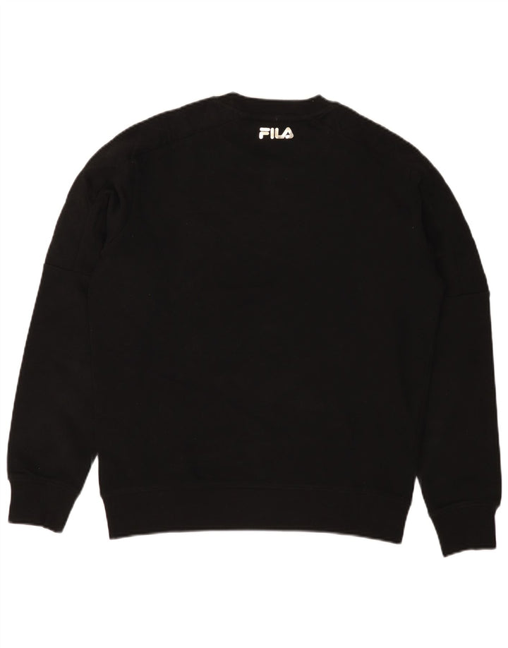 FILA Sweat-shirt pour homme XS Noir Coton