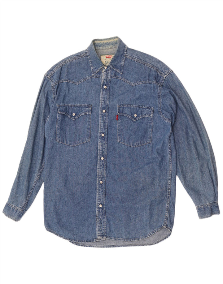 Levi's Chemise en Jean Homme Bleu Moyen