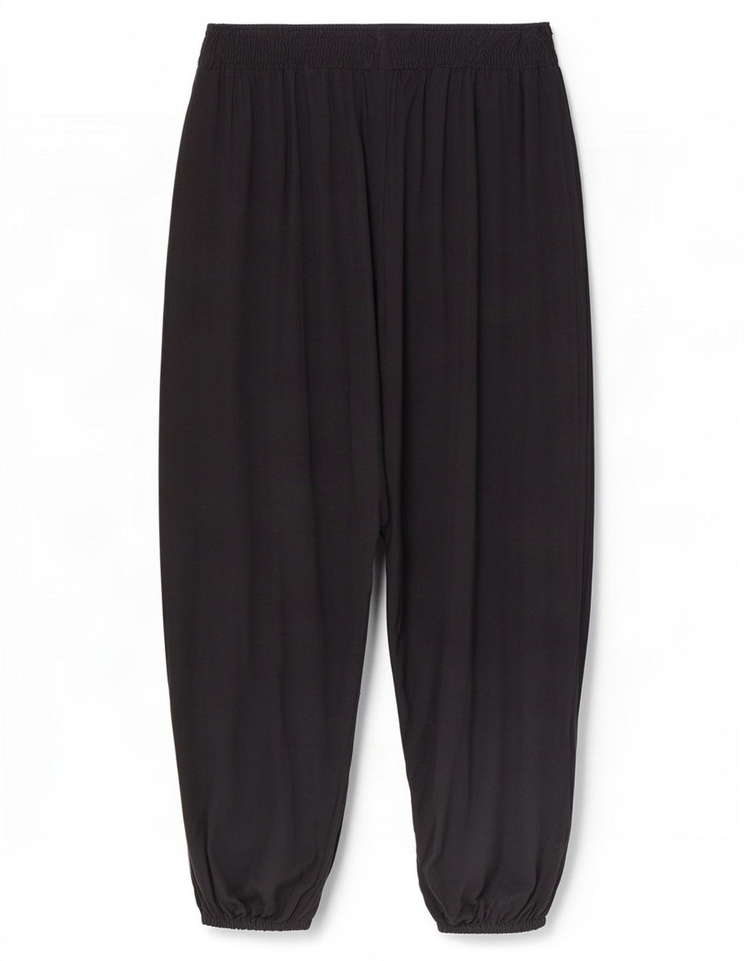 Marks & Spencer Pantalon Sarouel Femme Moyen W28 L26 Viscose Noir