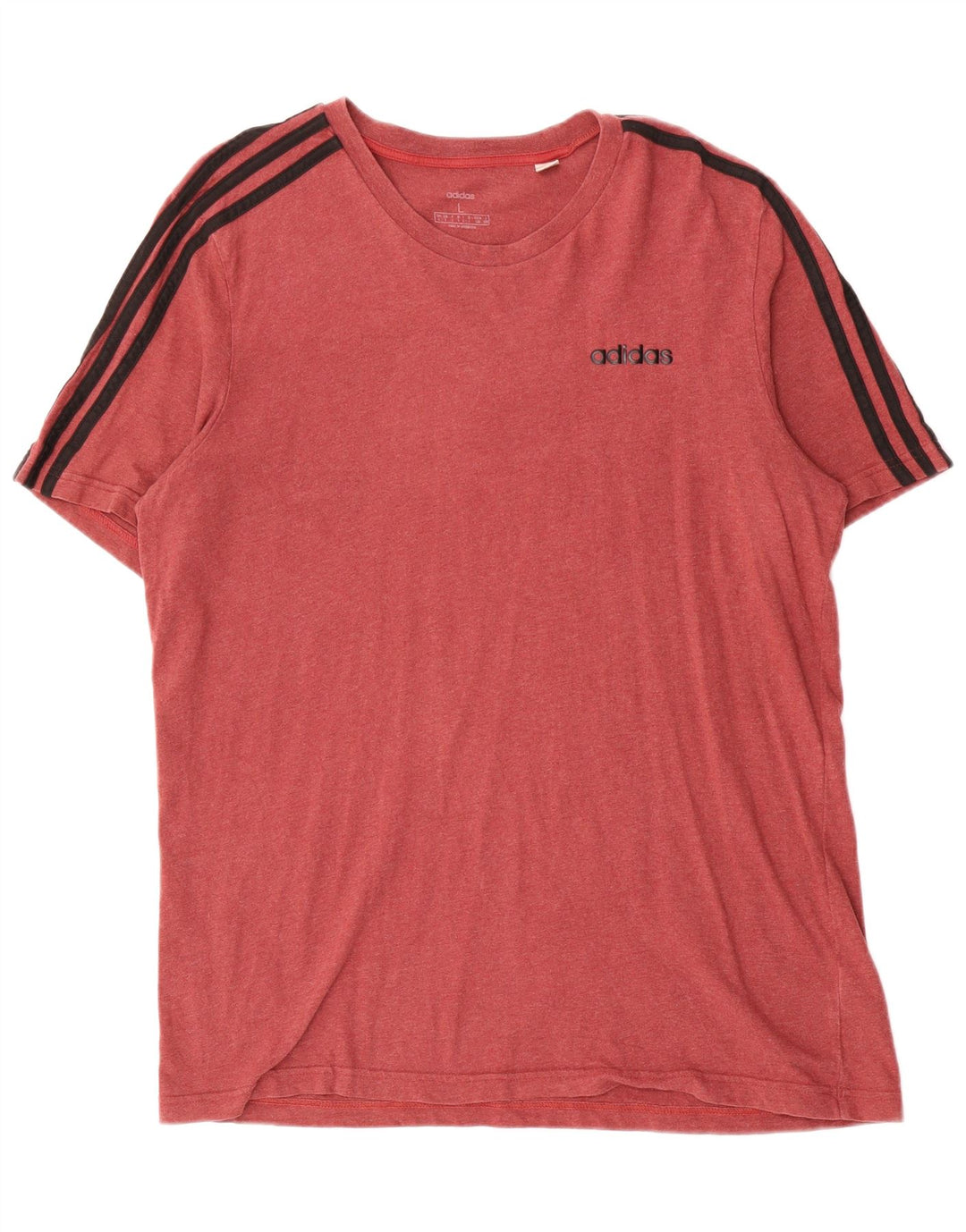 Adidas T-Shirt Homme Haut Large Rouge Coton