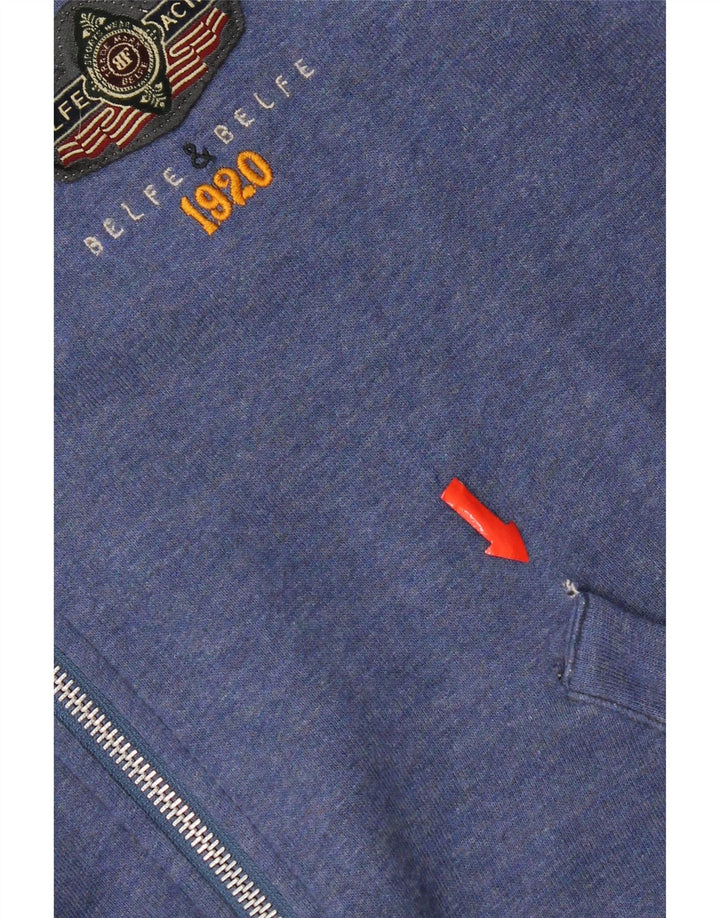 Belfe & Belfe Survêtement complet graphique pour homme IT 50 Large Bleu