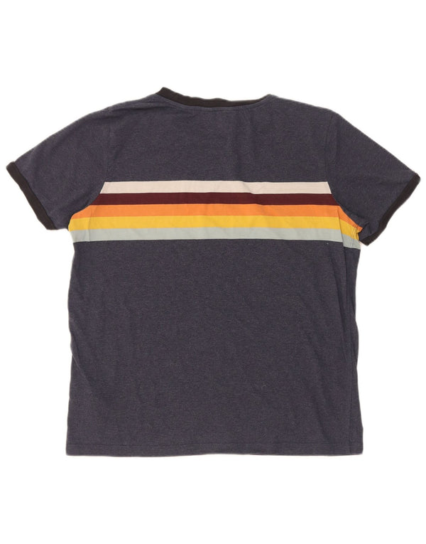 Superdry T-Shirt Homme Bleu Marine Moyen Colourblock