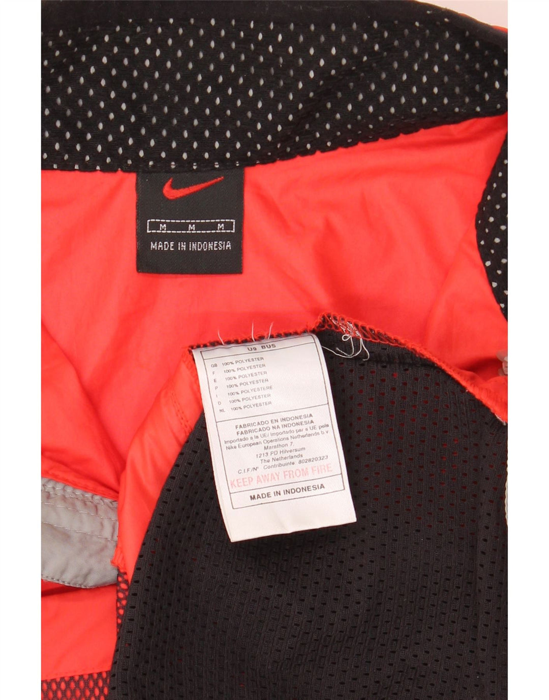 NIKE Veste de survêtement sans manches pour homme Orange moyen Colourblock