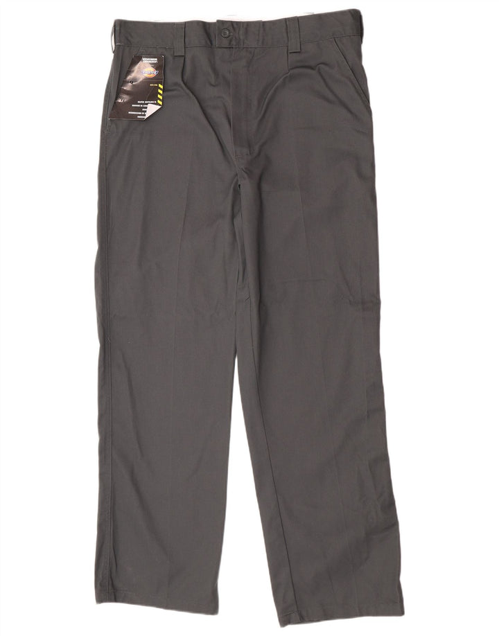 Dickies Pantalon Chino Droit Homme W38 L32 Gris Polyester