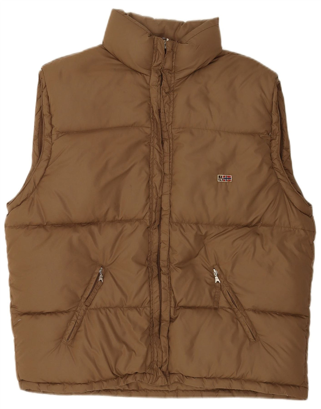 NAPAPIJRI Gilet Rembourré Garçon 15-16 ans Beige Polyamide
