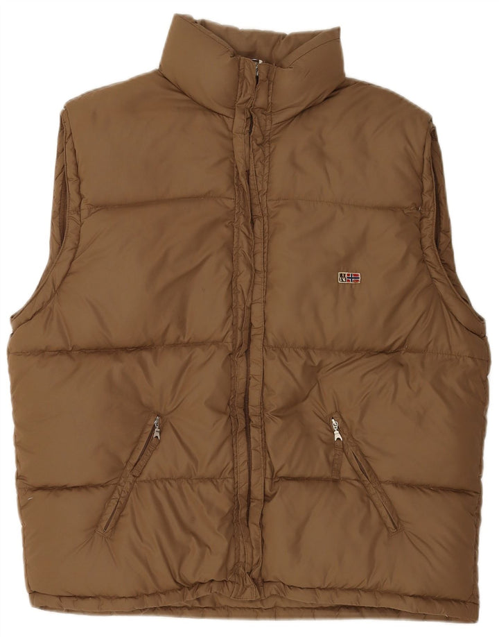 NAPAPIJRI Gilet Rembourré Garçon 15-16 ans Beige Polyamide