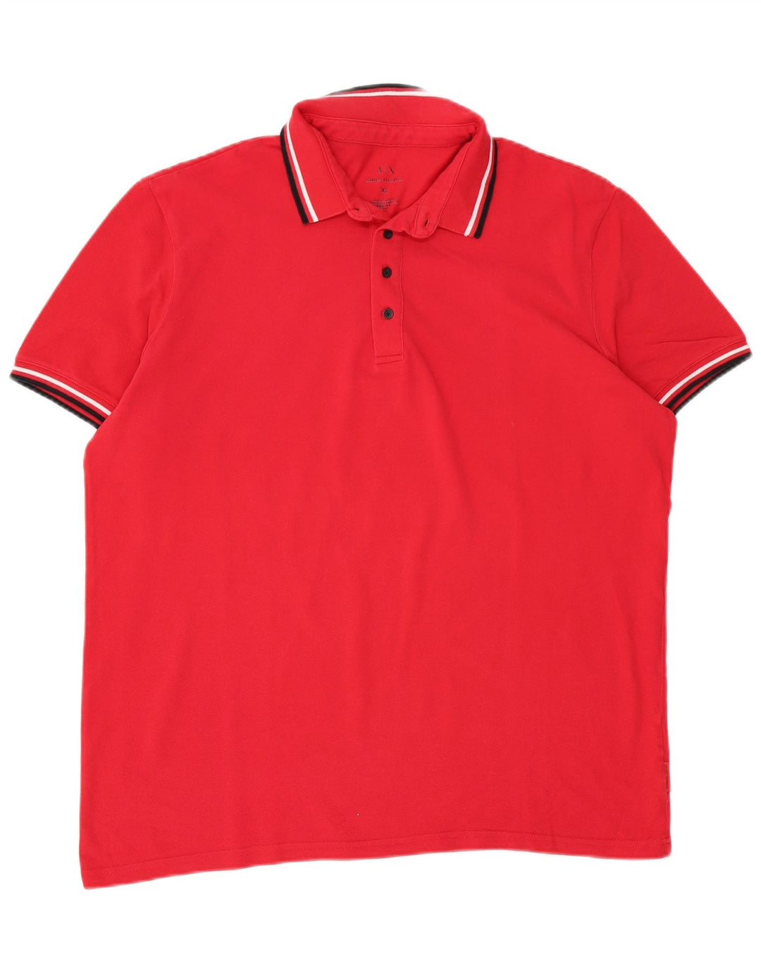 Armani Exchange Polo Homme XL Rouge Coton