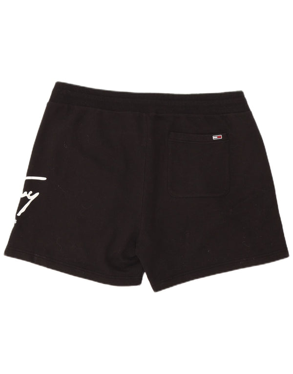 Tommy Hilfiger Short de sport graphique pour homme XL en coton noir
