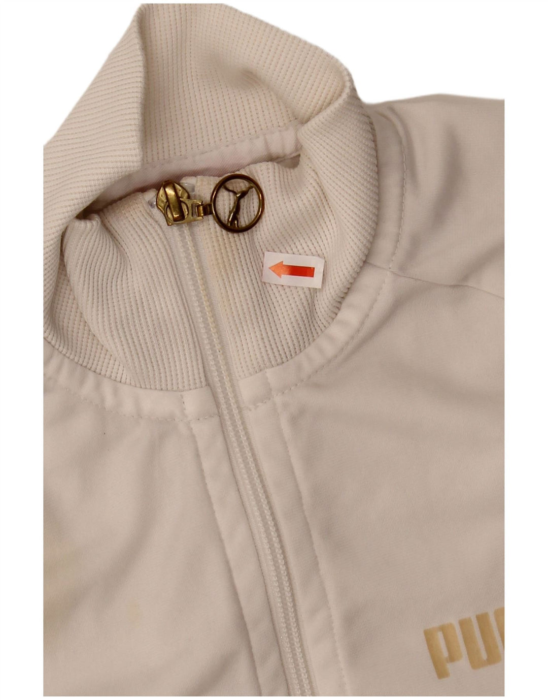 Puma Veste de Survêtement Fille 13-14 Ans Blanc