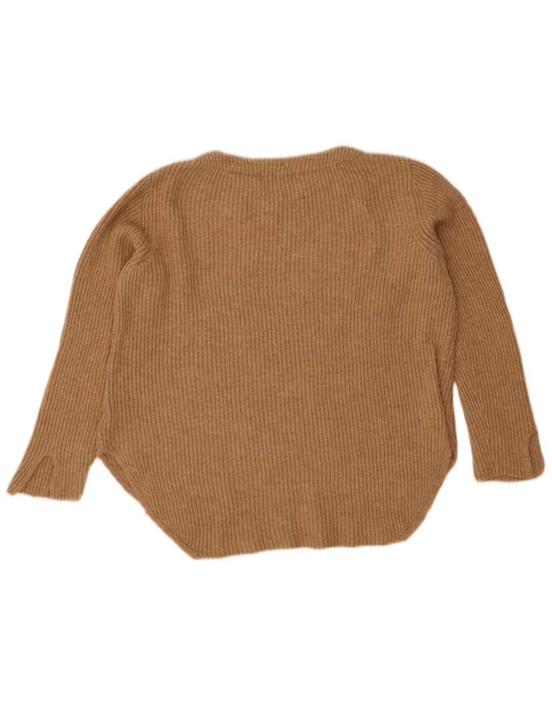 Marks & Spencer Pull col bateau pour femme UK 14 Large Beige Polyamide