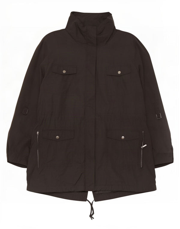 Marks & Spencer Veste parka surdimensionnée autographe pour femme UK 20 2XL Noir