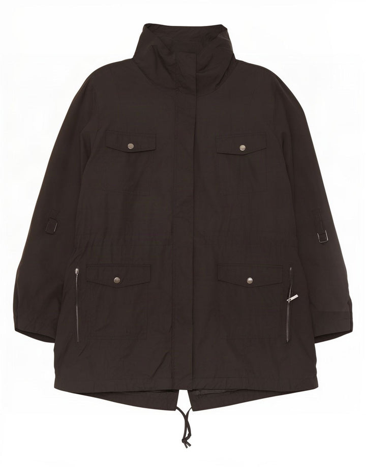 Marks & Spencer Veste parka surdimensionnée autographe pour femme UK 20 2XL Noir