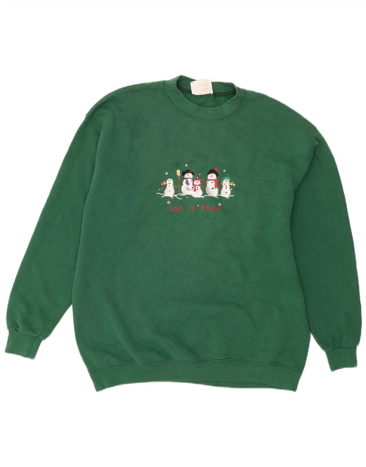 Lee Sweat-shirt graphique pour hommes, grand coton vert