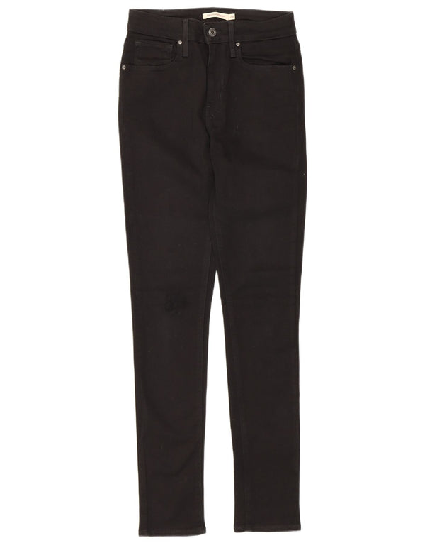 Levi's Jean Skinny Taille Haute 721 Femme W28 L30 Coton Noir