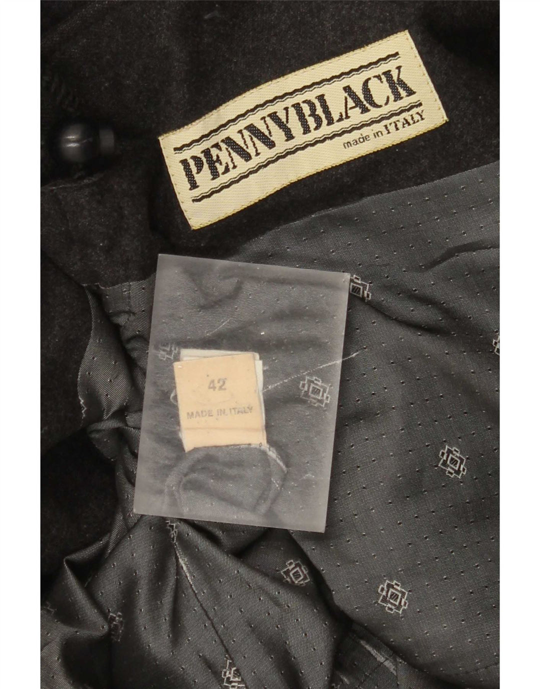 Penny Black Veste Blazer 3 Boutons Femme IT 42 Laine Gris Moyen