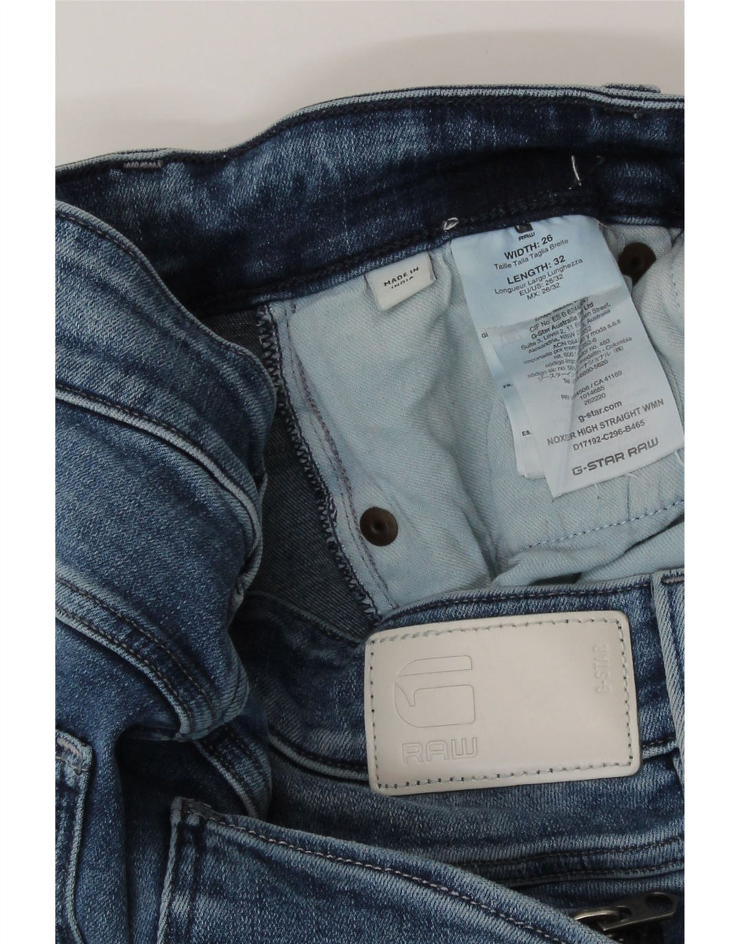 G-Star Jean Slim Femme W26 L32 Bleu Coton