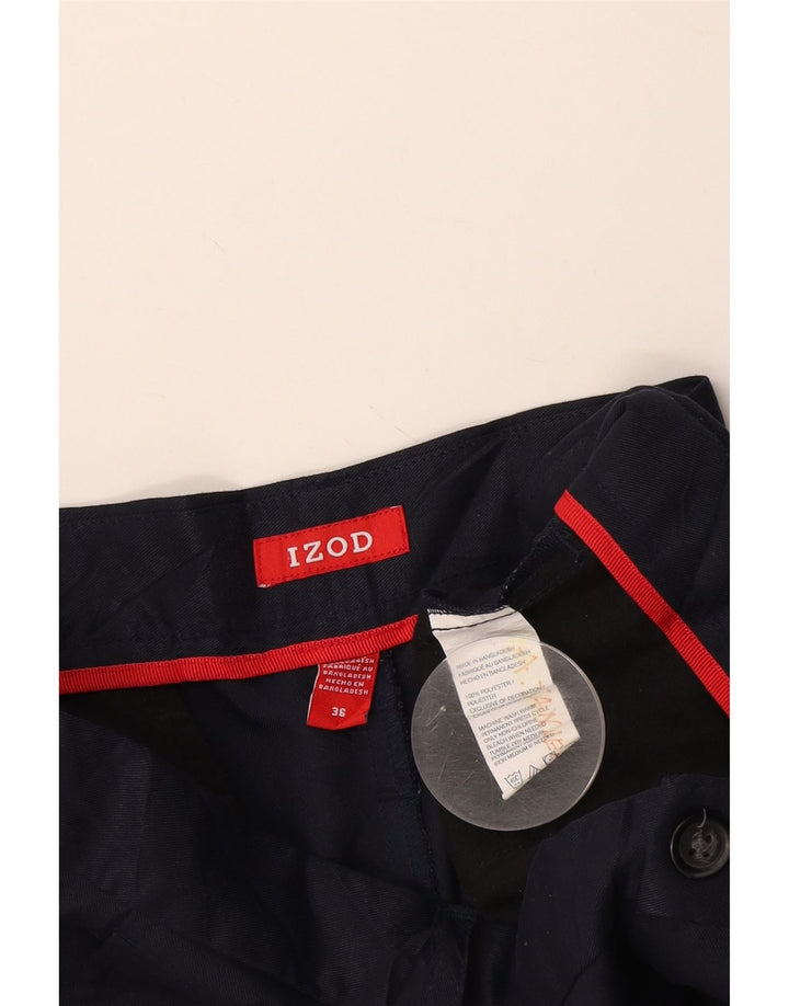 Izod Short Chino Homme W36 Large Bleu Marine Polyester