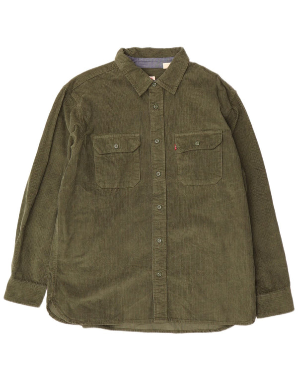 Levi's Chemise Relaxed Corduroy Homme Vert Coton