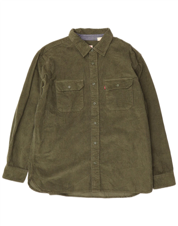 Levi's Chemise Relaxed Corduroy Homme Vert Coton