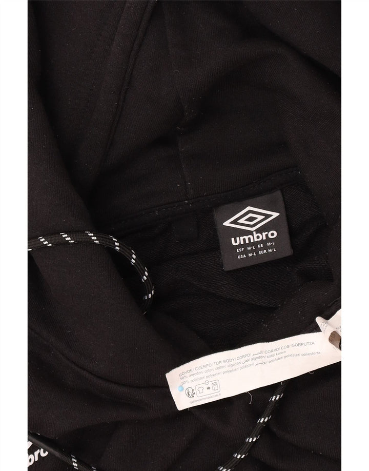 Umbro Pull à Capuche Homme Noir Moyen Coton