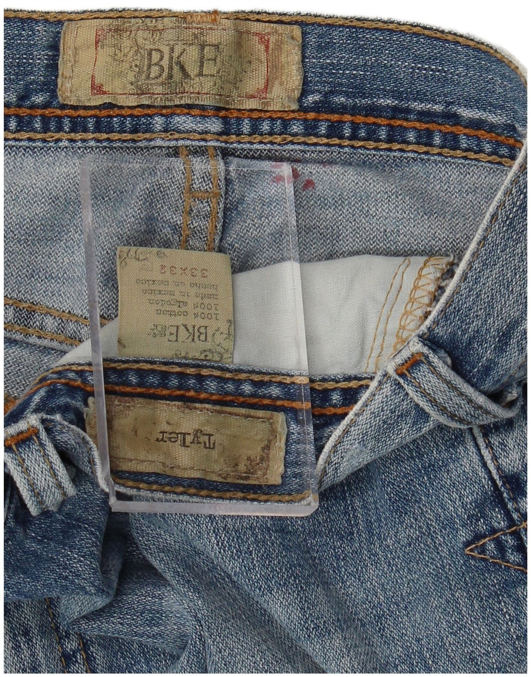 BKE Jean Bootcut Tyler Homme W33 L32 Bleu Coton