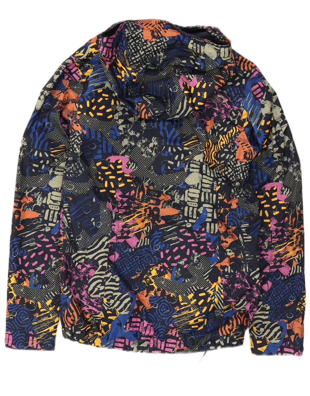 Columbia Veste de pluie à motif abstrait pour femme UK 10 Small Multicolore