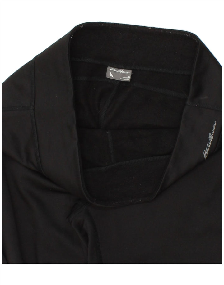 EDDIE BAUER Womens Tracksuit Trousers UK 14 Medium Black Polyester Vintage Eddie Bauer and Second-Hand Eddie Bauer from Messina Hembry 