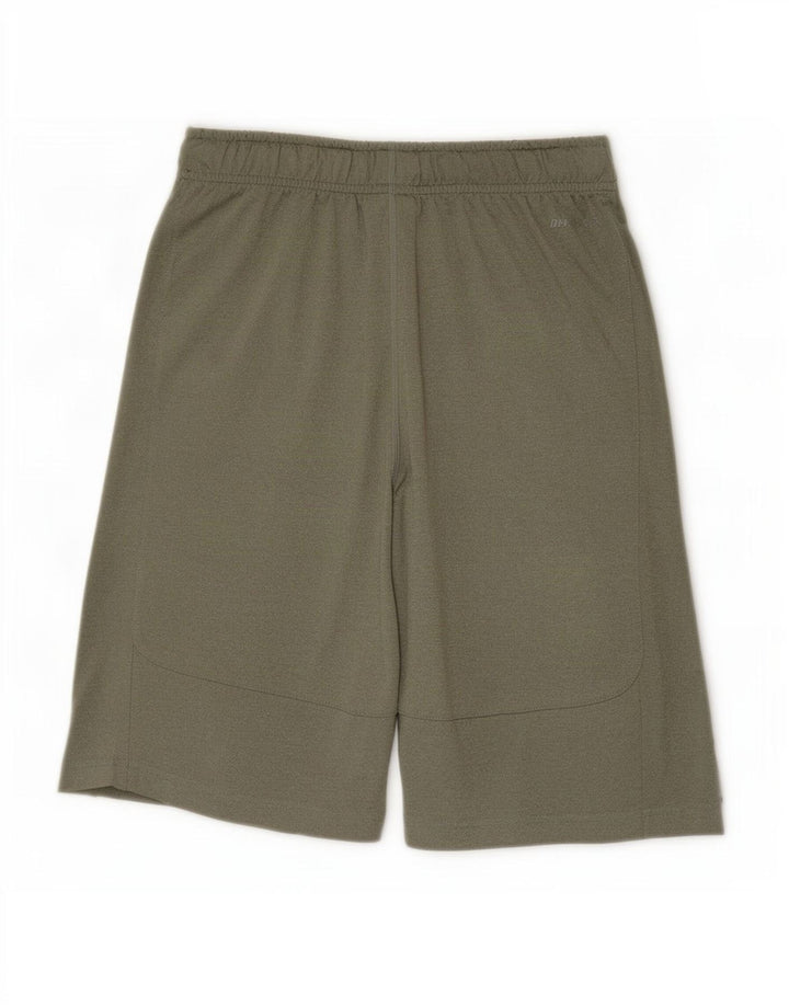 Nike Short de sport Dri Fit pour homme en polyester kaki moyen