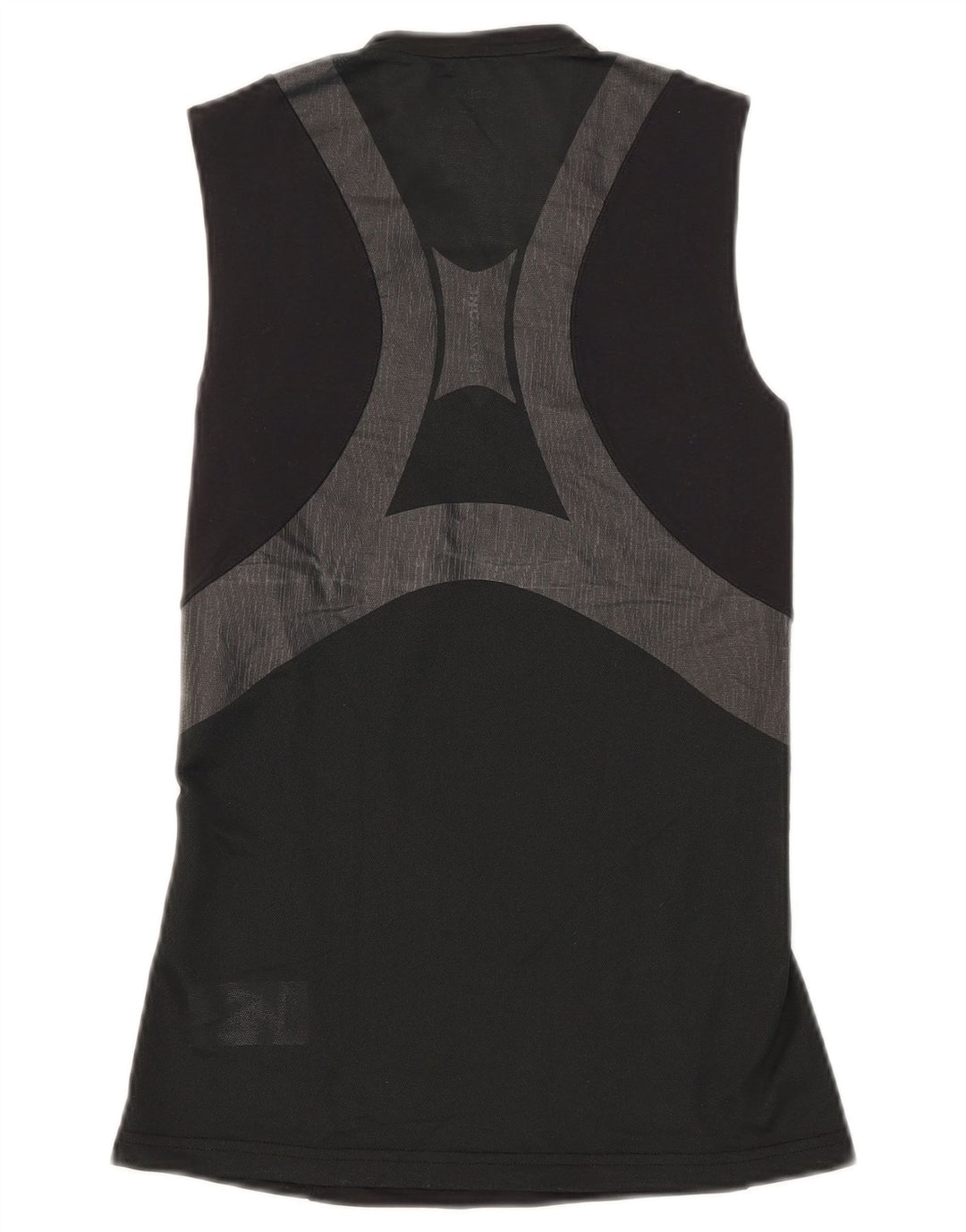 Reebok Débardeur Femme UK 12/14 Coton Colorblock Noir Moyen