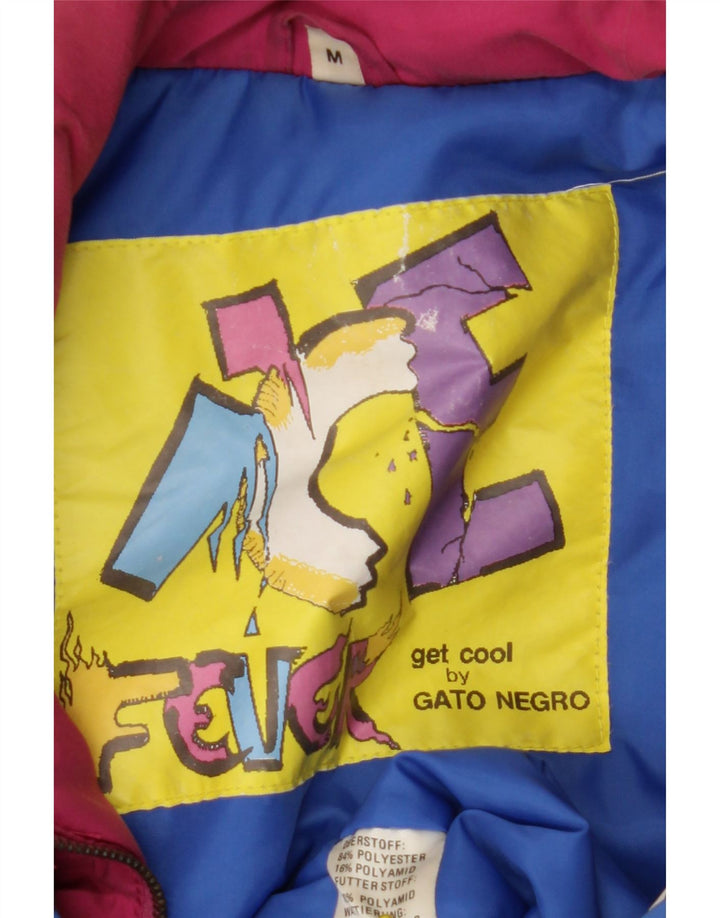 FEVER Veste Anorak Homme UK 38 Bleu Moyen Polyester Colorblock