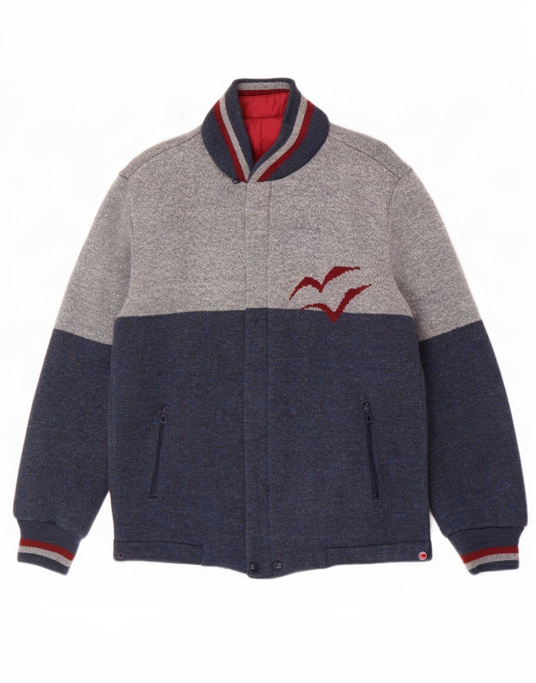 Colmar Veste réversible graphique pour homme IT 52 XL Bleu marine Colourblock