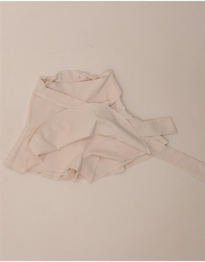 Zara Femme Jupe-short XS W24 Blanc Polyester