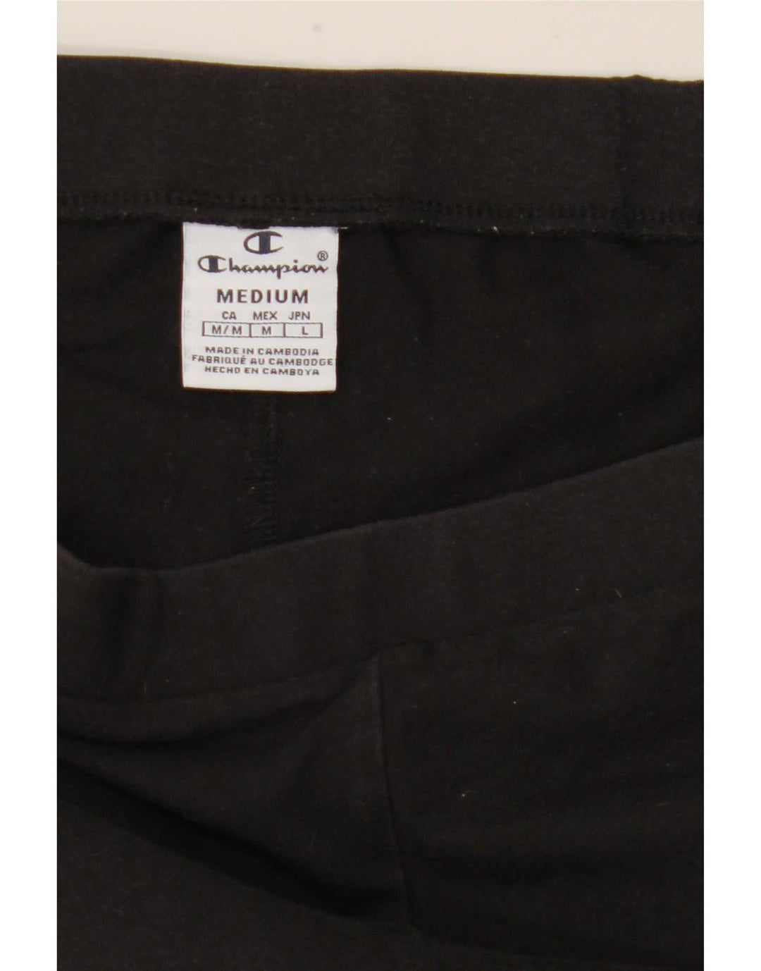 Champion Leggings Femme UK 12 Moyen Noir
