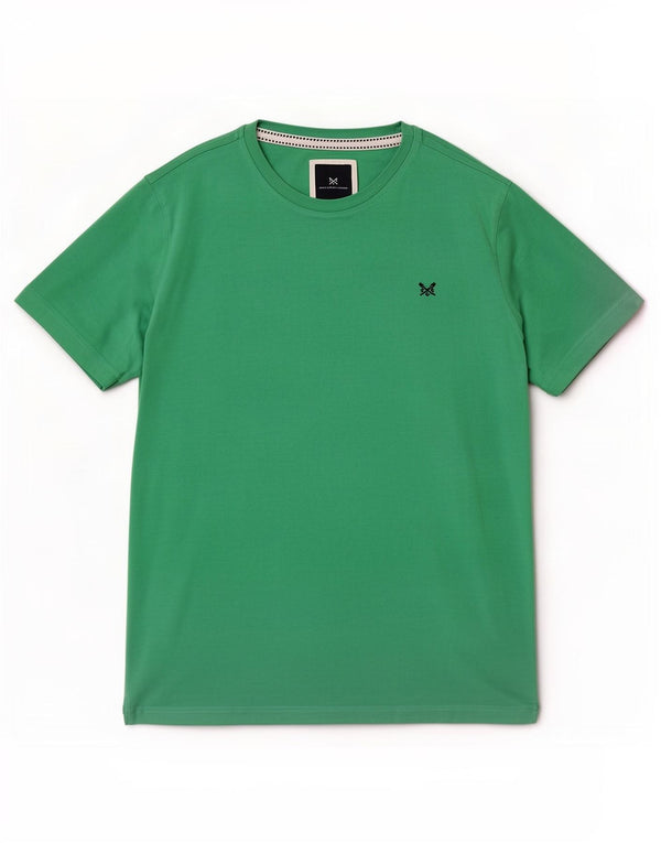 Crew Clothing T-Shirt Homme Top XL Vert Coton