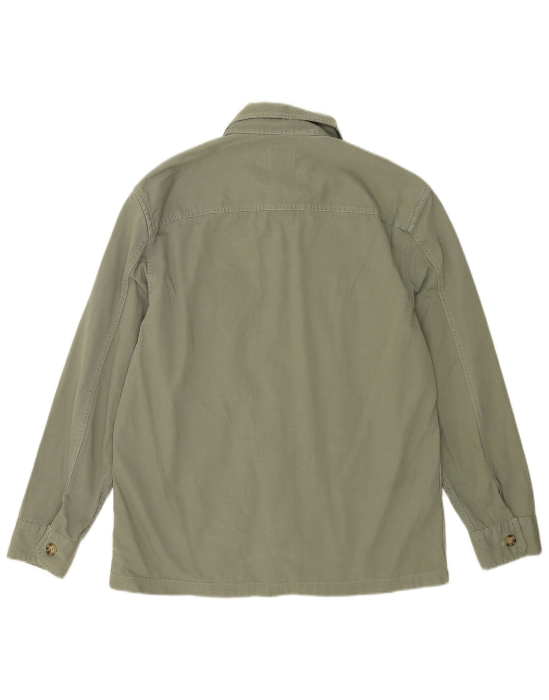 Marks & Spencer Chemise Surchemise Homme Vert Moyen Coton