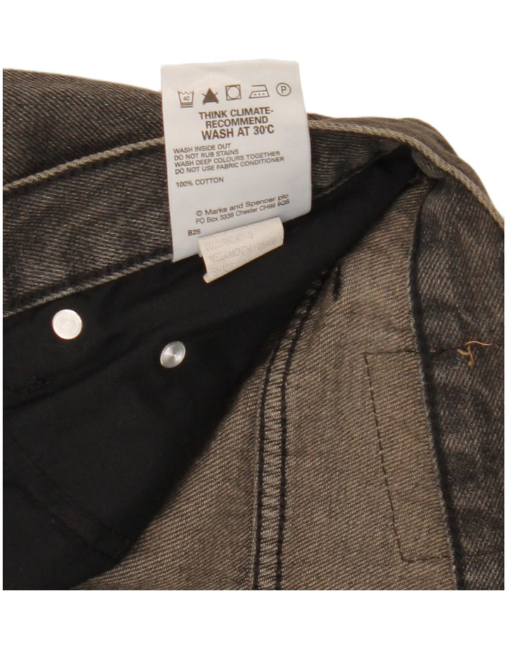 Marks & Spencer Jean droit Blue Harbor homme W34 L26 coton gris