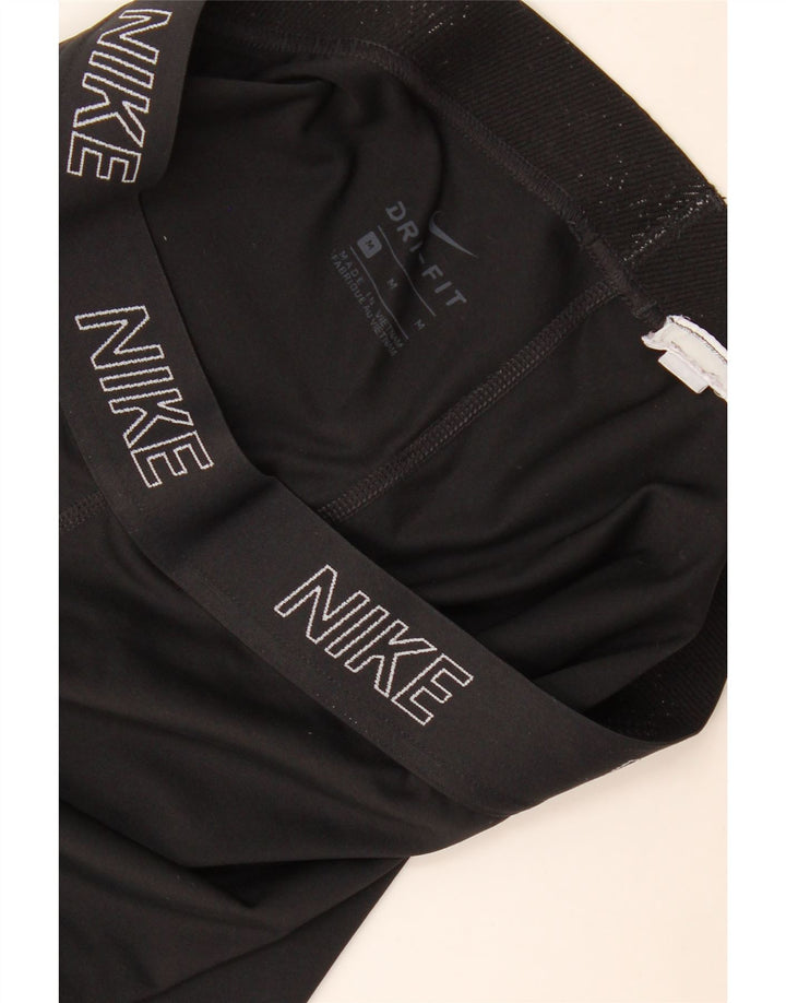 Nike Legging Capri Dri Fit Graphic pour femme UK 12 Noir moyen