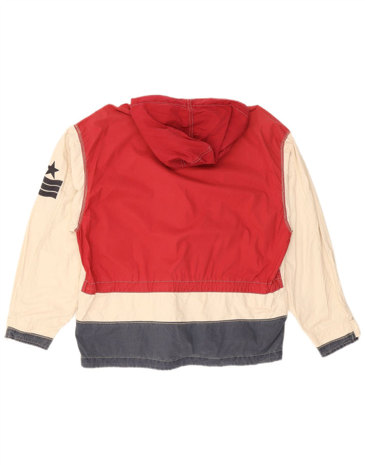 Ocean Star Veste coupe-vent pour homme IT 46 Small Blanc Colorblock Synthétique
