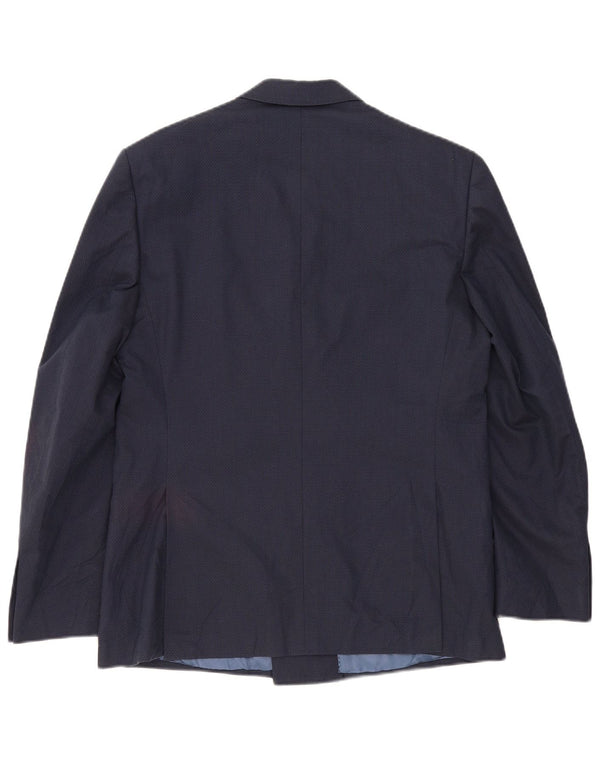 Marks & Spencer Veste blazer double boutonnage pour homme UK 42 Large Bleu marine